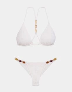 Firenze Martha Detail Bottom - White -Women Clothing Sales MARTHA T BACK TRI TOP FLAT 2610d653 cf6a 4190 bbb5 700d25ffa8a4 1