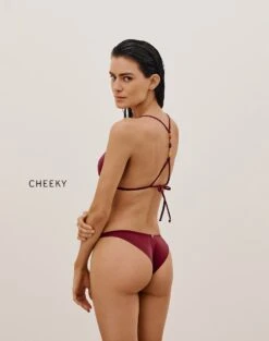 Martha Detail Bottom - Cranberry -Women Clothing Sales MARTHADETAILBOTTOM BACK CHEEKY