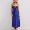 Maureen Detail Long Dress - Lazuli