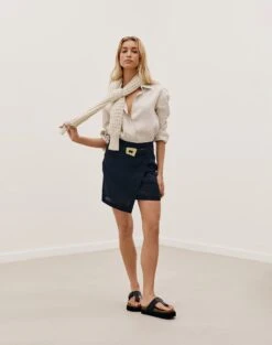 Meire Mini Skirt - Black -Women Clothing Sales MEIREMINISKIRT FRONT 2