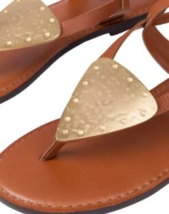 Peggy Sandal - Brown -Women Clothing Sales NATURALPEGGYSANDALS FLAT 1