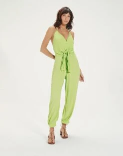 Nelly Jumpsuit - Lime -Women Clothing Sales NellyDetailJumpsuit front a9d91a65 1280 4afd a50c bfa243cac9be