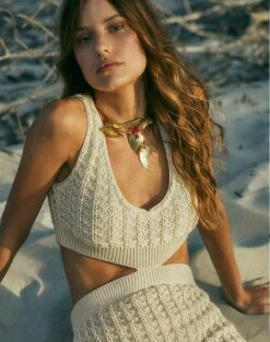 Noa Long Dress - Off White -Women Clothing Sales NoaLongDress Life 1