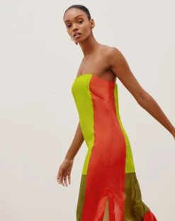 Penelope Long Dress - Wasabi -Women Clothing Sales PENELOPELONGDRESS DETAIL 1