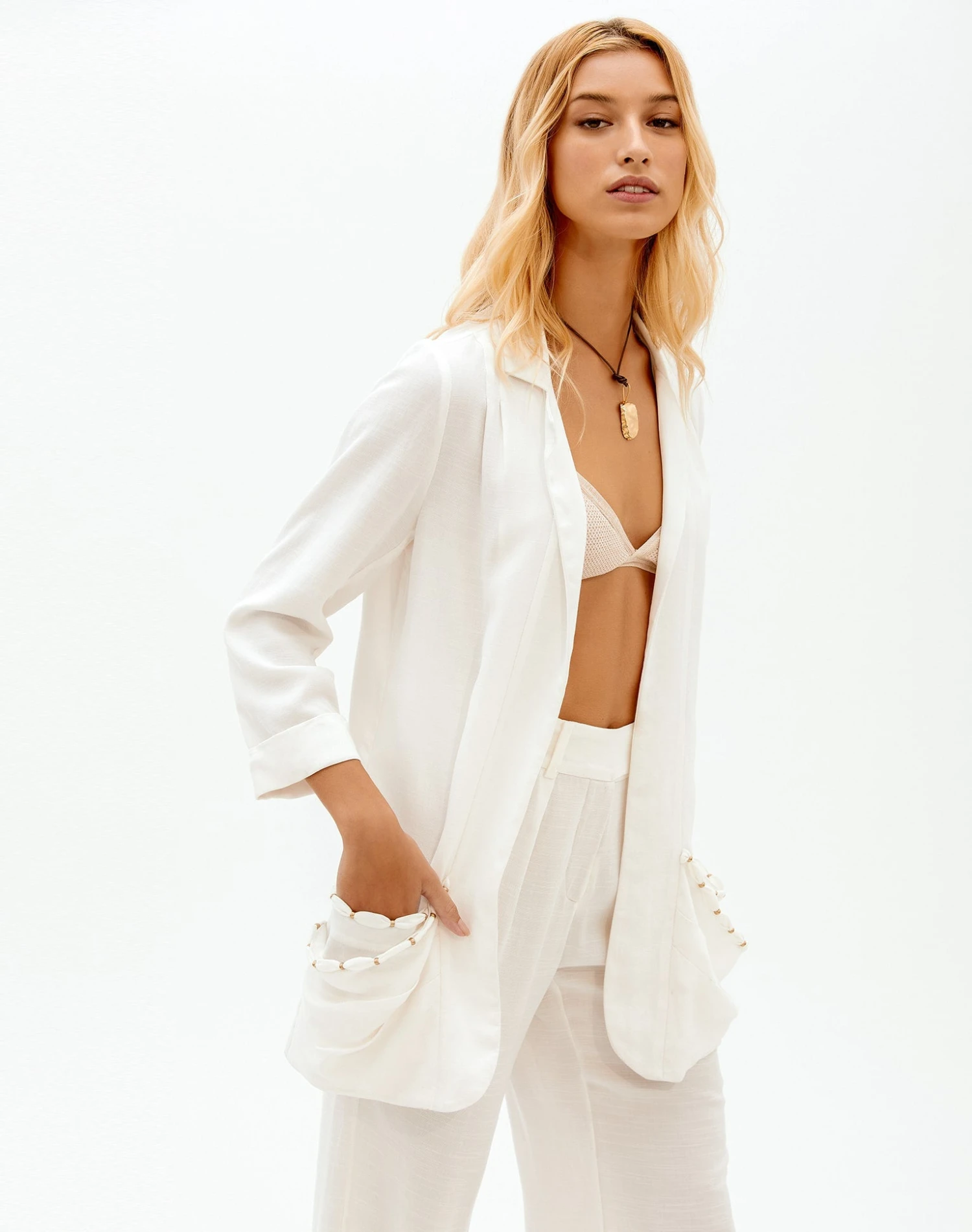 Roberta Blazer - White 6 Roberta Blazer - White - Image 6