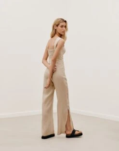 Samy Jumpsuit - Natural -Women Clothing Sales SAMYJUMPSUIT BACK