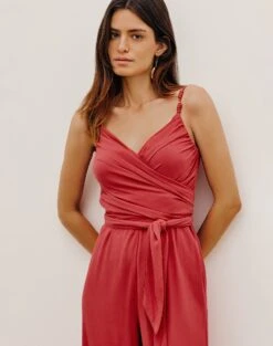 Rita Jumpsuit - Flame -Women Clothing Sales SEM REF 19 3