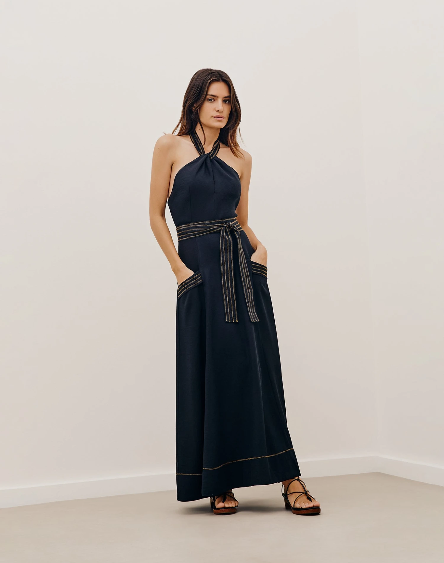 Virginia Midi Dress - Black 1 Virginia Midi Dress - Black