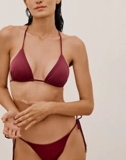 Tie Side Bottom - Cranberry -Women Clothing Sales TIESIDEBOTTOM DETAIL 1 2a12e0ba e879 4061 82c5 511c978014c1