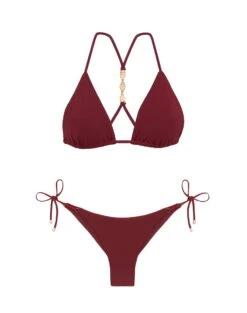 Tie Side Bottom - Cranberry -Women Clothing Sales TIESIDEBOTTOM FLAT 1 85ede003 99e1 4c80 80ce 40505f5c5e77