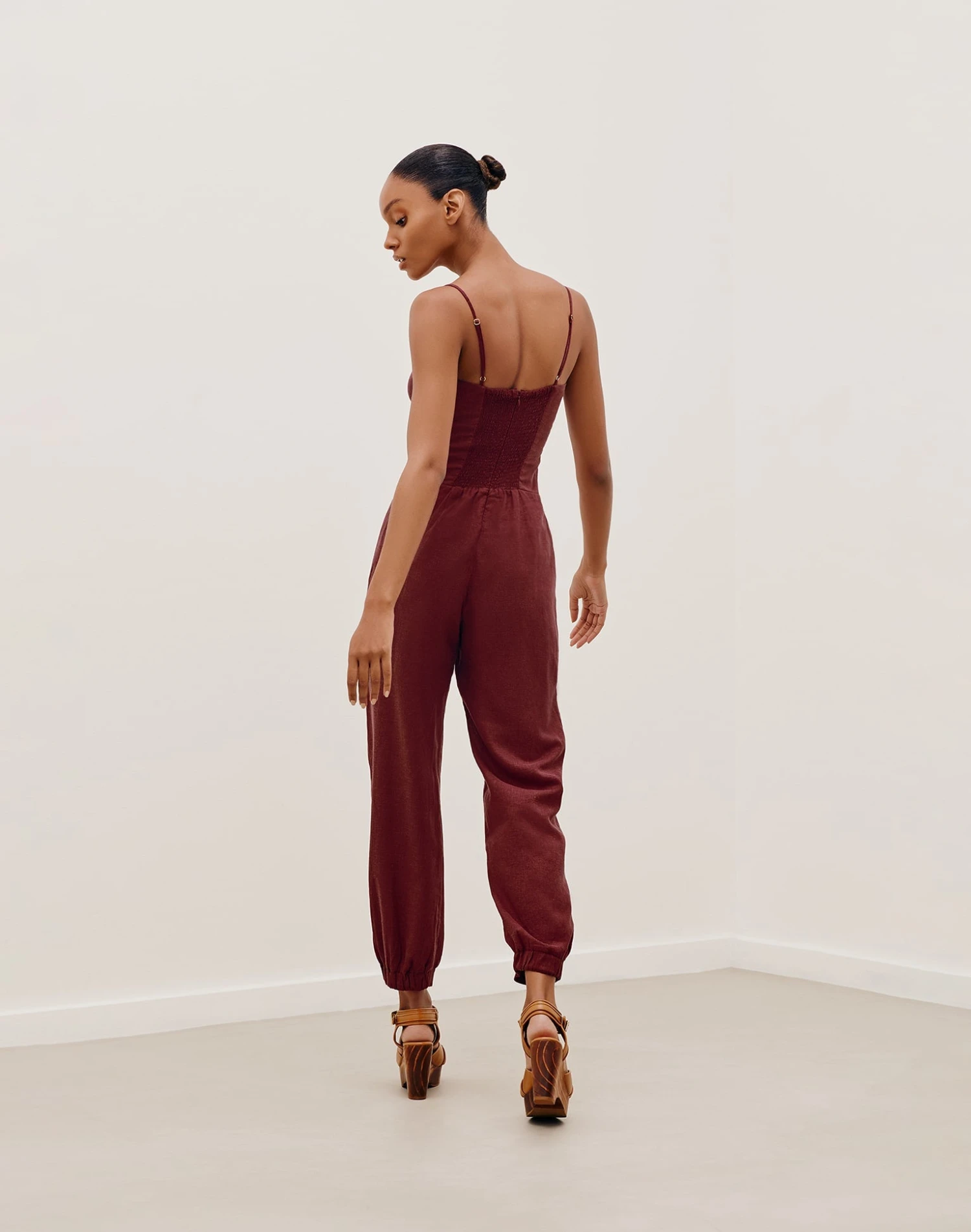 Tuane Jumpsuit - Cranberry 2 Tuane Jumpsuit - Cranberry - Image 2