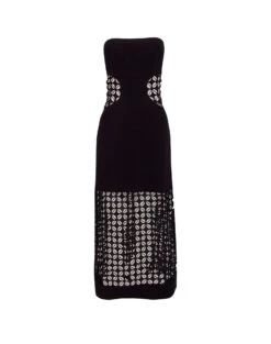 Twiggy Long Dress - Black 14 Twiggy Long Dress - Black -Women Clothing Sales TWIGGY LONG DRESS flat