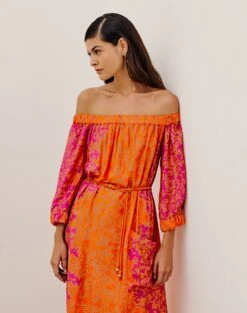 Sara Long Dress (final Sale) - Allena -Women Clothing Sales VC232157 COR 4