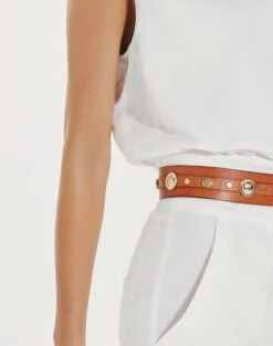 Bruna Belt - Brown 7 Bruna Belt - Brown -Women Clothing Sales VS233004 4