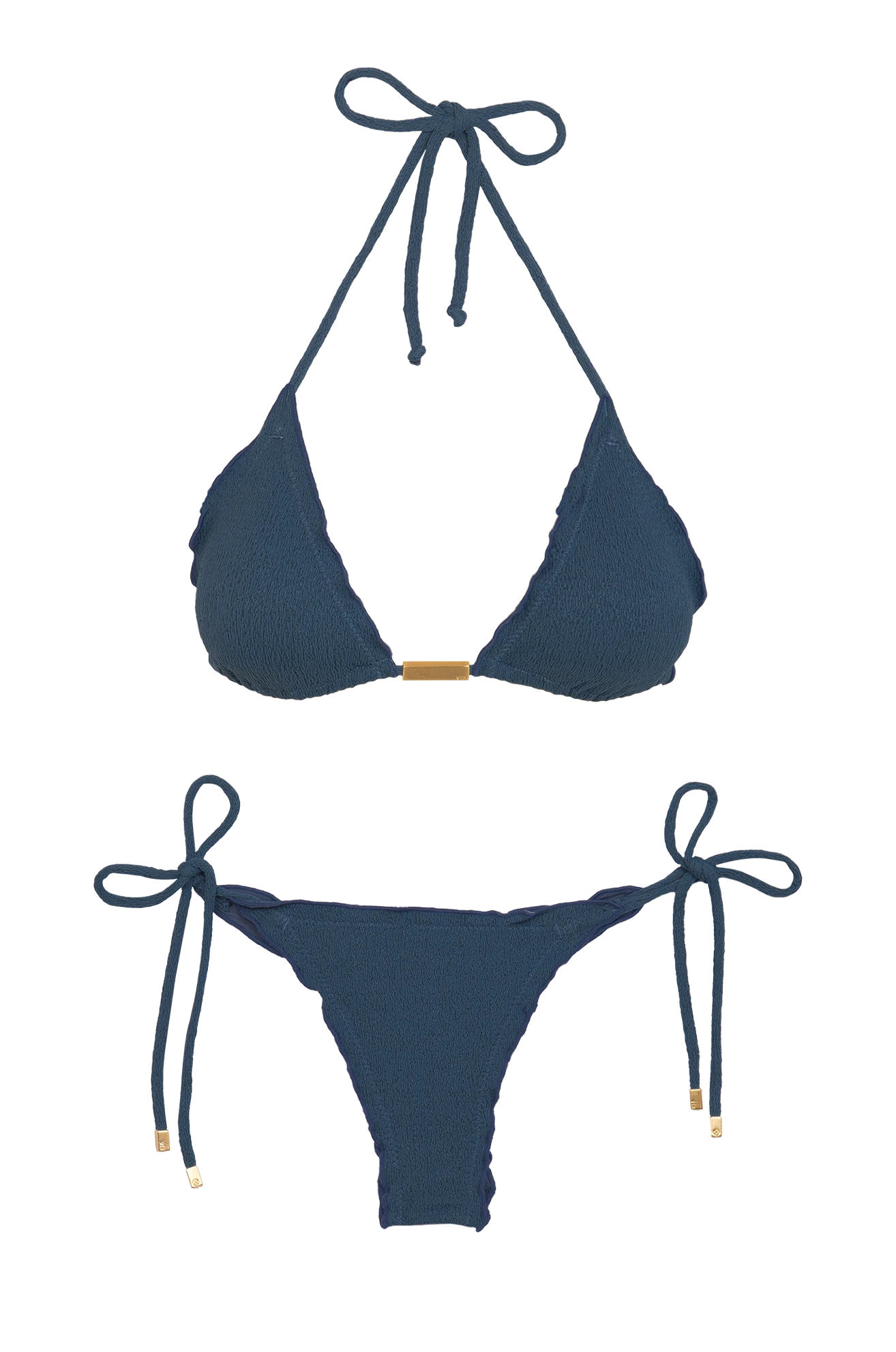 Firenze Ripple Tie Side Bottom - Blue Grey 6 Firenze Ripple Tie Side Bottom - Blue Grey - Image 6