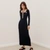Donna Long Dress - Black
