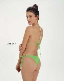 Firenze Zene Tie Side Bottom - Lime -Women Clothing Sales ZeneBottom cheeky back 1