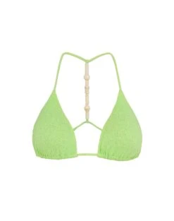 Firenze Zene Tri T Back Top - Lime