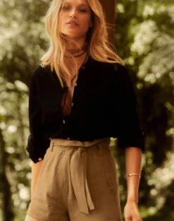 Mara Short - Dark Desert -Women Clothing Sales black carmen blouse desert short lifestylecopy
