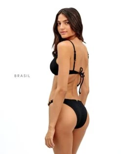 Firenze Kira Flora Top - Black -Women Clothing Sales black firenze kira bikini br