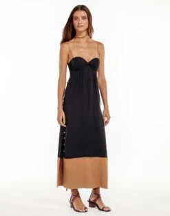Iris Long Dress - Black