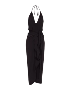 July Detail Long Dress - Black -Women Clothing Sales black july detail dress flat a2bfec7f 14af 4216 bdd1 fcf4954e62eb
