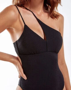 Firenze Rai One Piece - Black -Women Clothing Sales black rai 1pc 2