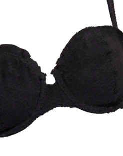 Scales Nissi Top - Black -Women Clothing Sales black scales nissi top flat detail