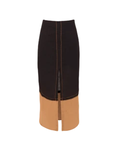 Vicky Long Skirt - Black -Women Clothing Sales black vicky skirt flat