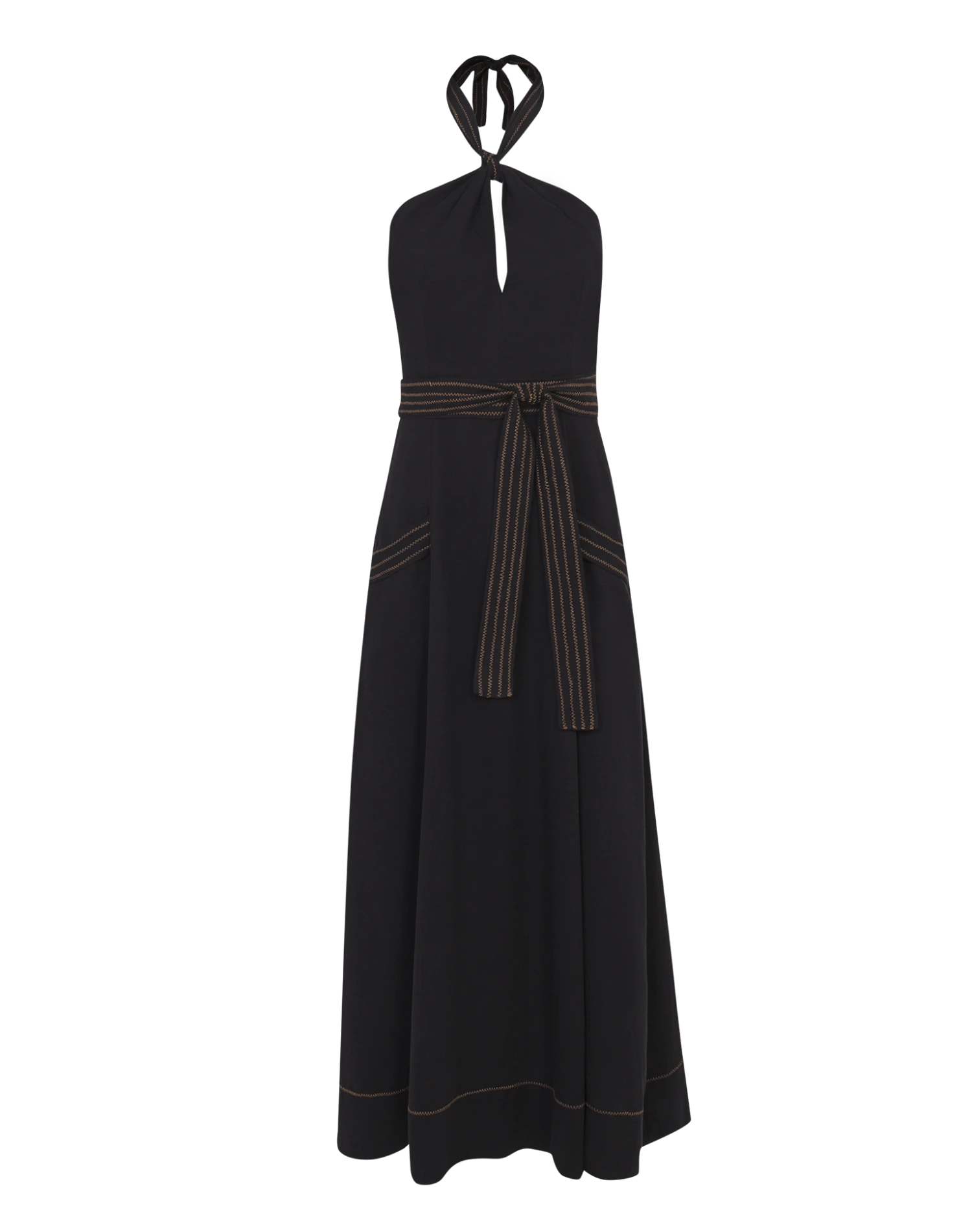 Virginia Midi Dress - Black 6 Virginia Midi Dress - Black - Image 6