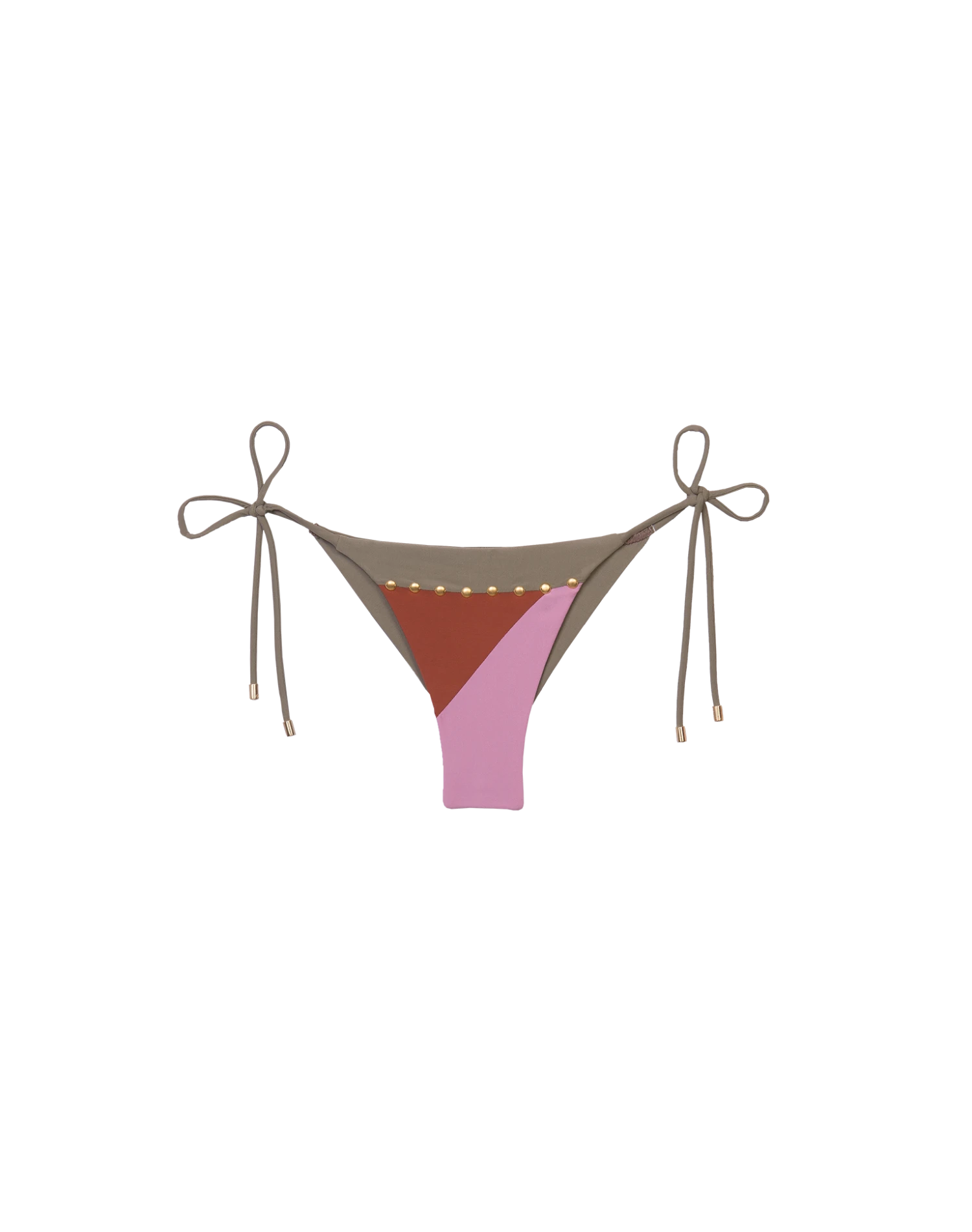 Block Tie Side Bottom - Pistachio Camel 1 Block Tie Side Bottom - Pistachio Camel