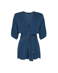 Liz Mini Jumper - Blue Grey -Women Clothing Sales blue grey liz jumper flat