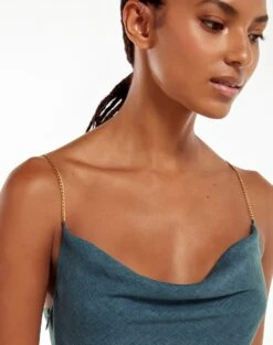 Surya Detail Long Dress - Blue Grey -Women Clothing Sales blue grey surya dress 2 32dfc70f dcde 45bf b060 6d9db31be662 1