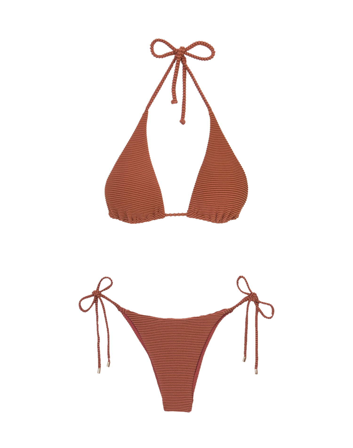 Kayla Tie Side Bottom - Camel 6 Kayla Tie Side Bottom - Camel - Image 6