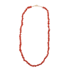 Long Necklace - Coral