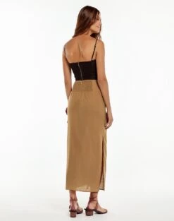 Clara Long Skirt - Dark Desert -Women Clothing Sales dark desert clara skirt back