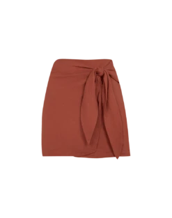 Rai Mini Skirt - Ginger -Women Clothing Sales ginger rai skirt flat