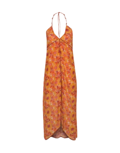 Melanie Detail Midi Dress (final Sale) - Lowana Mustard -Women Clothing Sales lowana melanie dress flat