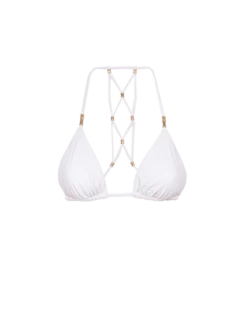 Lucy Triangle Top - White