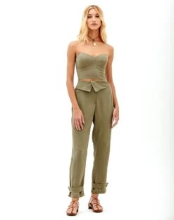 Adele Top - Pistachio -Women Clothing Sales pistachio adele top mia pants 3 1