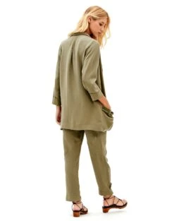 Roberta Blazer - Pistachio -Women Clothing Sales pistachio roberta blazer adele top mia pants back 1