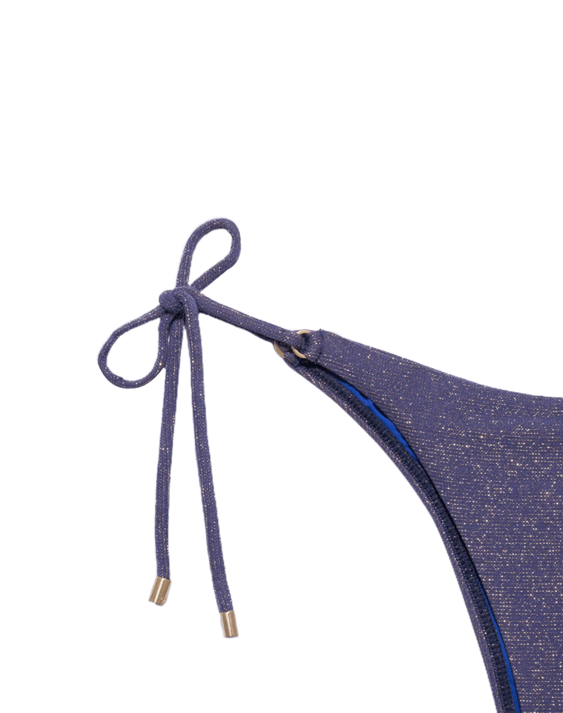 Lurex Tie Side Bottom - Royal 7 Lurex Tie Side Bottom - Royal - Image 7