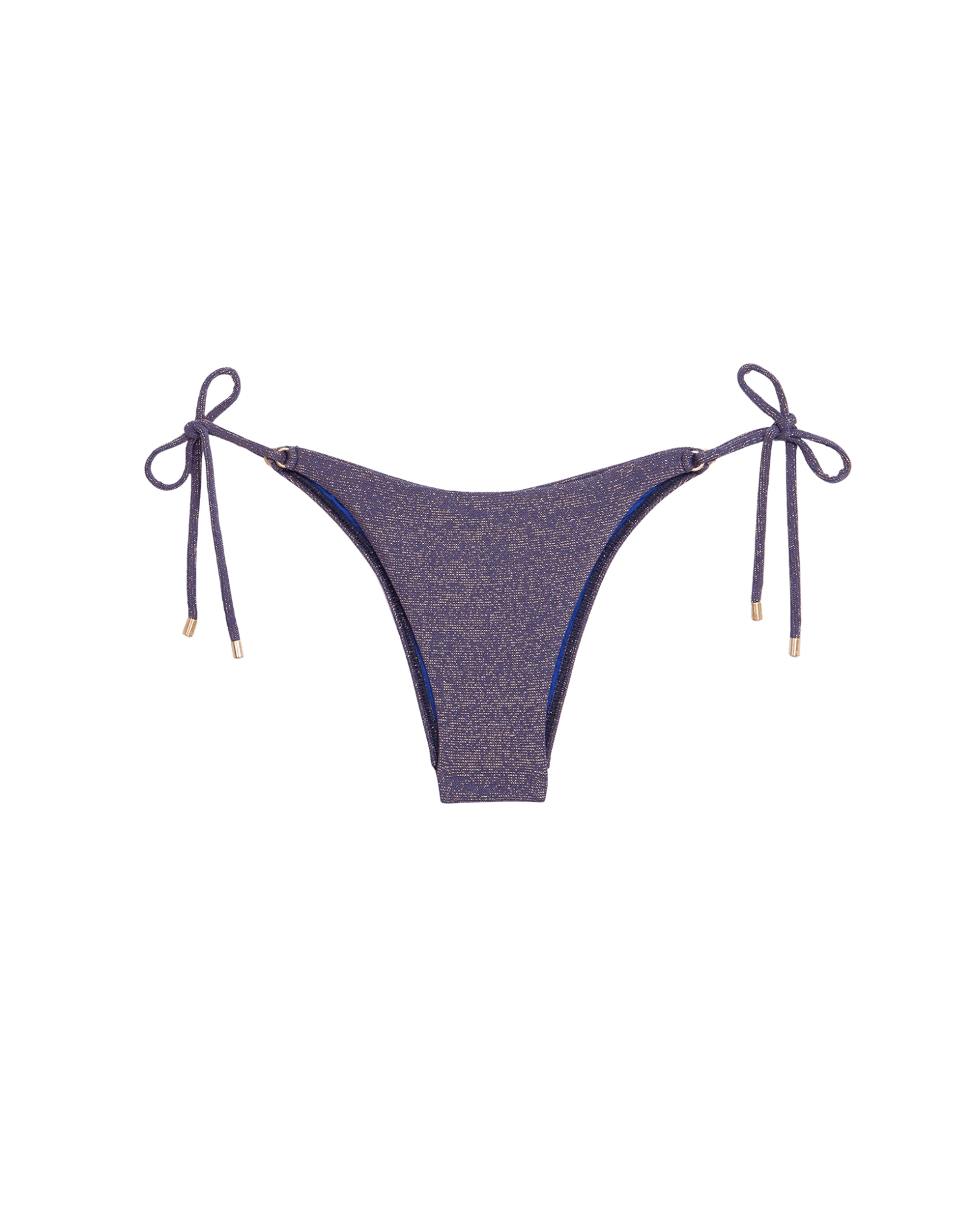 Lurex Tie Side Bottom - Royal 1 Lurex Tie Side Bottom - Royal