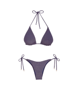 Lurex Tie Side Bottom - Royal -Women Clothing Sales royal lurex tri top flat 2 1