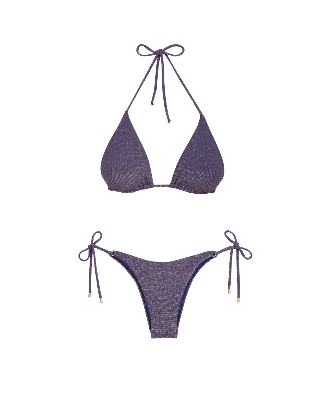 Lurex Tie Side Bottom - Royal 6 Lurex Tie Side Bottom - Royal - Image 6