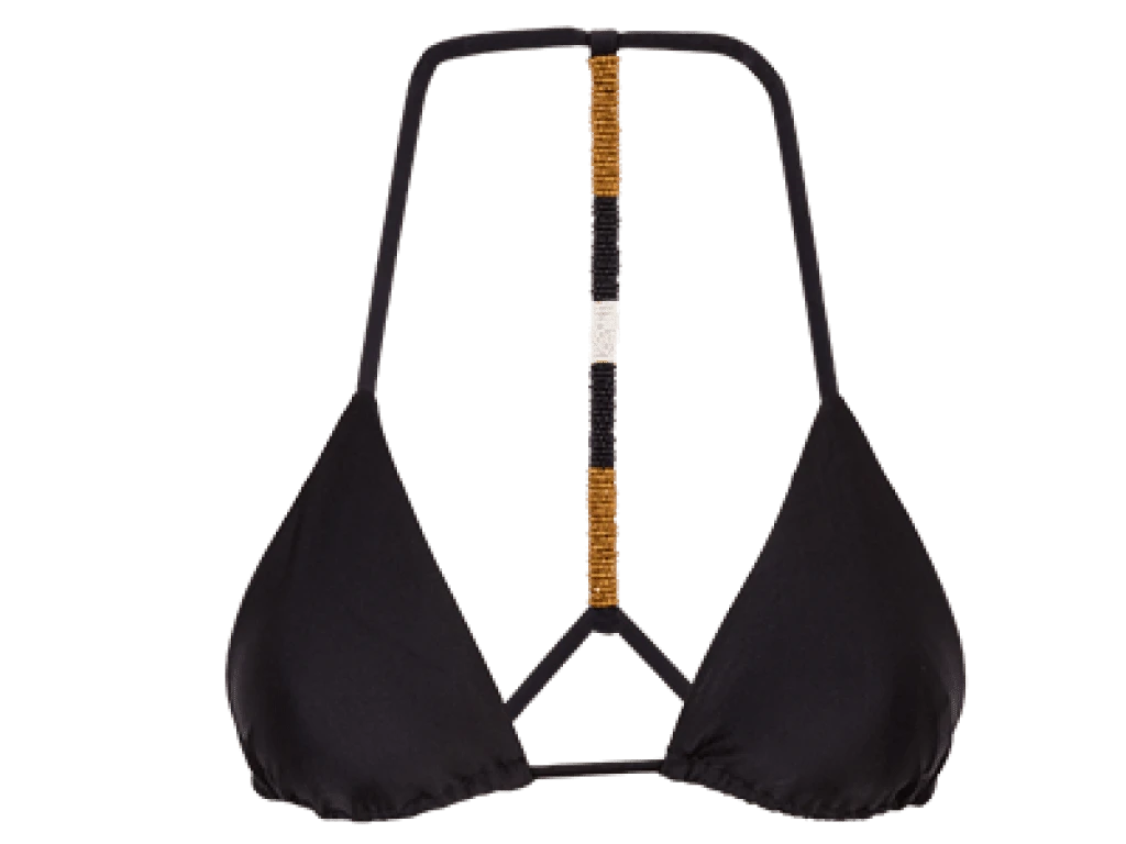 Ella Triangle Top - Black 1 Ella Triangle Top - Black