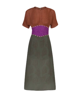 Fatima Midi Dress - Volpi Green -Women Clothing Sales volpi fatima dress flat