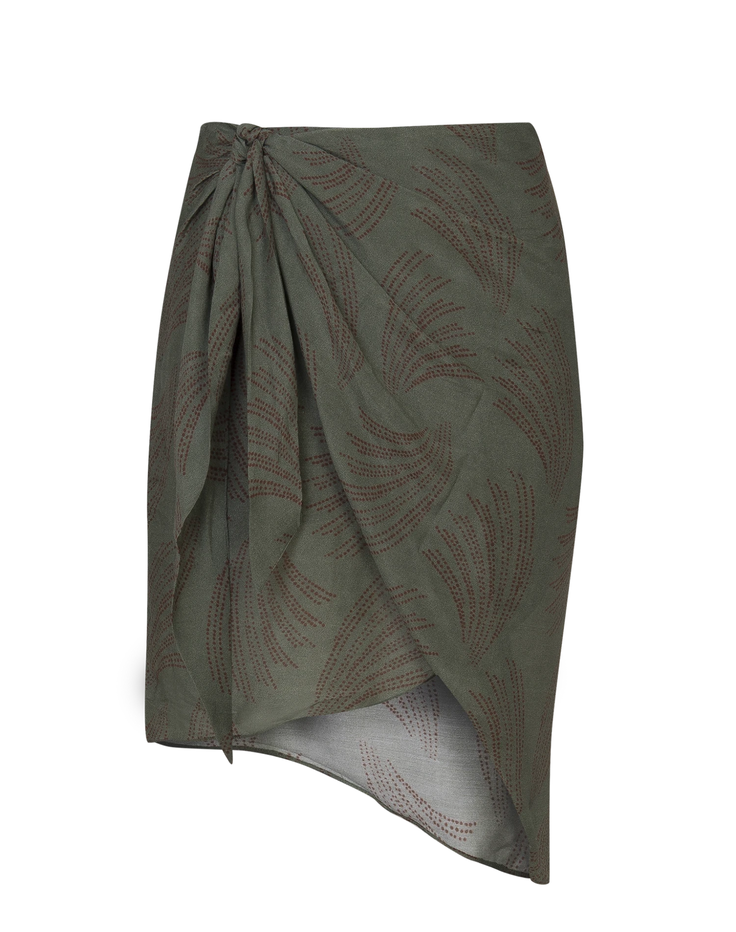 Lara Mini Skirt - Volpi Green 1 Lara Mini Skirt - Volpi Green