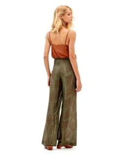 Nelly Pants - Volpi Green -Women Clothing Sales volpi nelly pants back