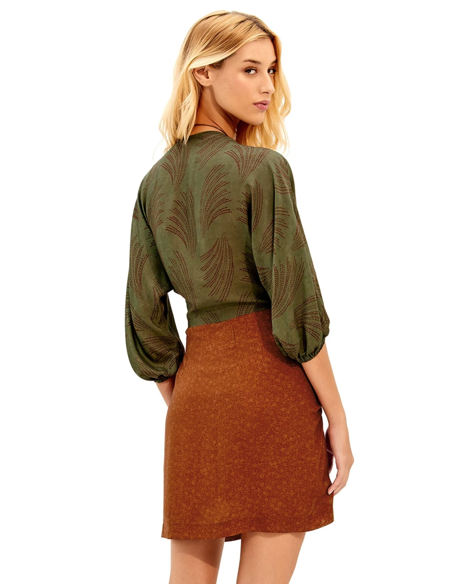 Thami Short Dress - Volpi Green 2 Thami Short Dress - Volpi Green - Image 2